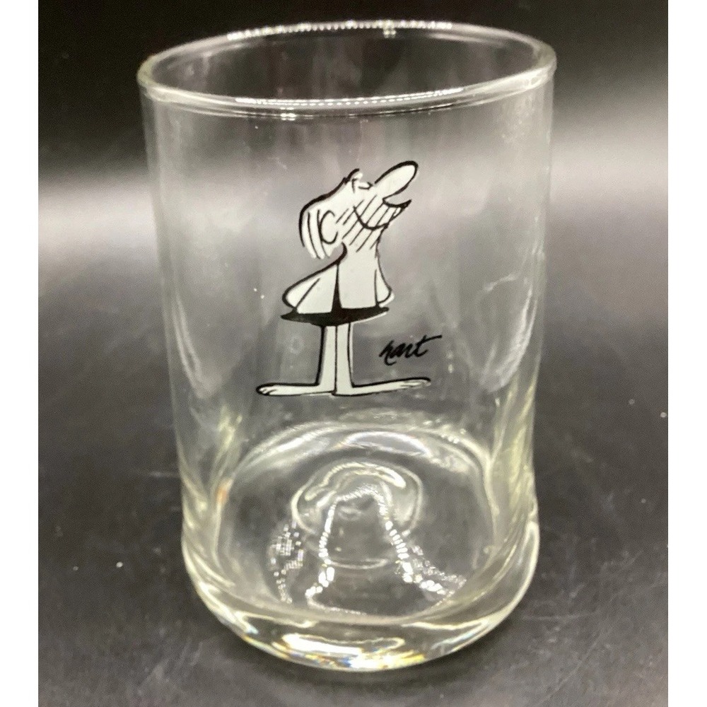 Vintage 1981 BC Comics Thor Lowball Glass J Hart 12 ounces Glassware 4.5"